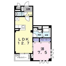 浜野駅 徒歩17分 2階の物件間取画像